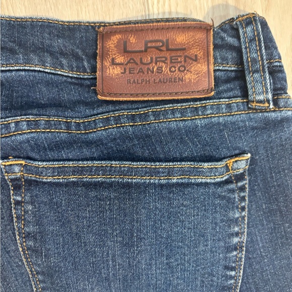 Ralph Lauren Womens Blue Stretch Skinny Leg Jeans Mid Rise Size 6P - Picture 6 of 7